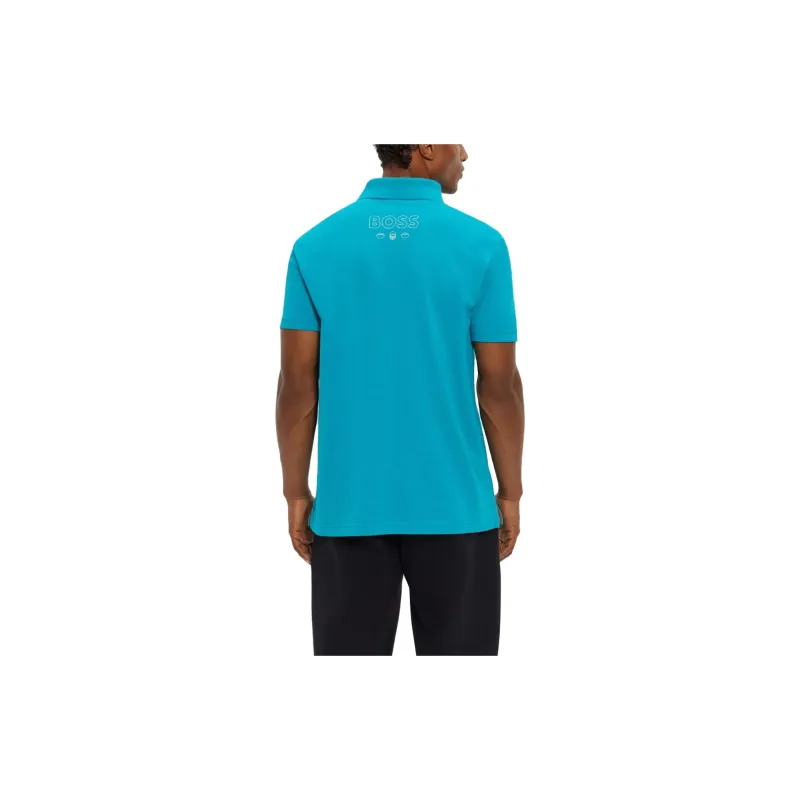 HUGO BOSS Polo Shirt Men's Sky Blue-3