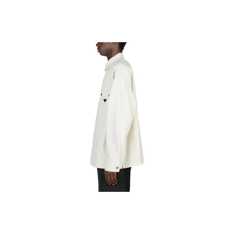 PRADA Shirts Men White-4