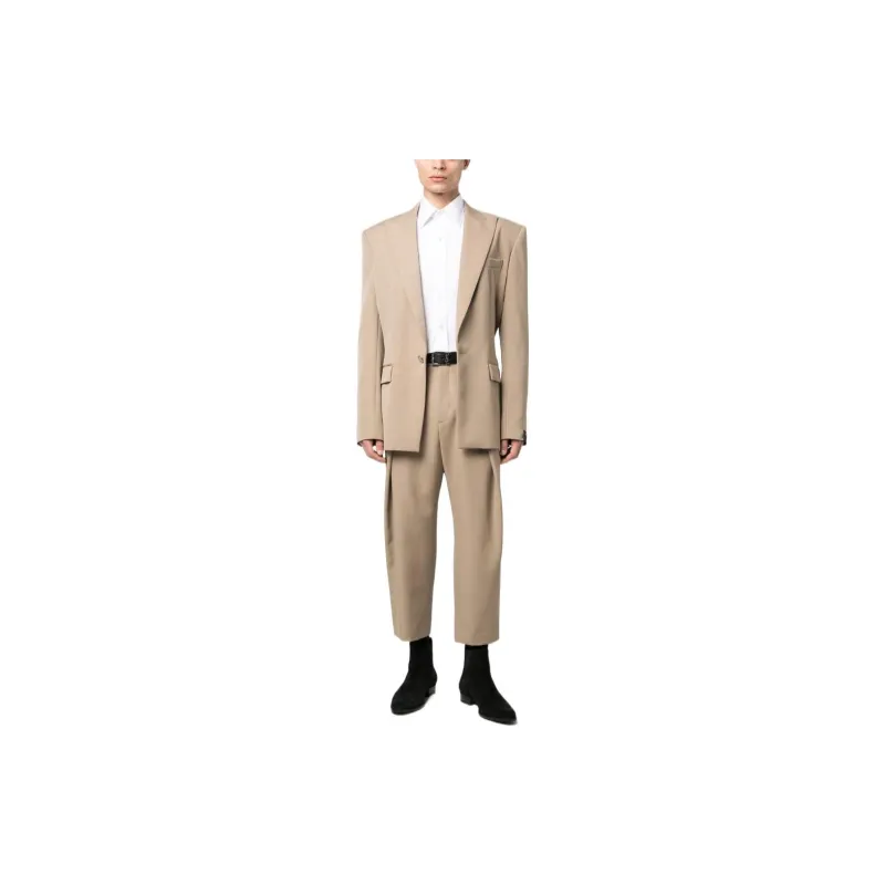 BALMAIN Single breasted Wool Suit Jacket-1