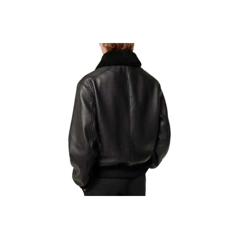 LOUIS VUITTON Leather Jacket Men's-4