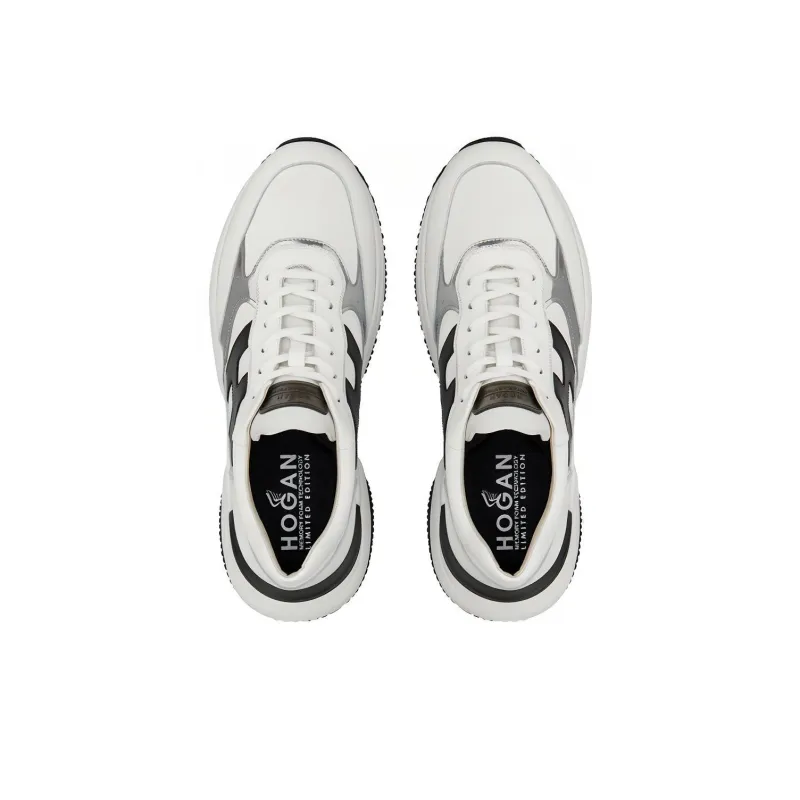 HOGAN Interaction Cushioning Anti-Slip And Wear-Resistant Low-Top Casual Shoes Men's White-3