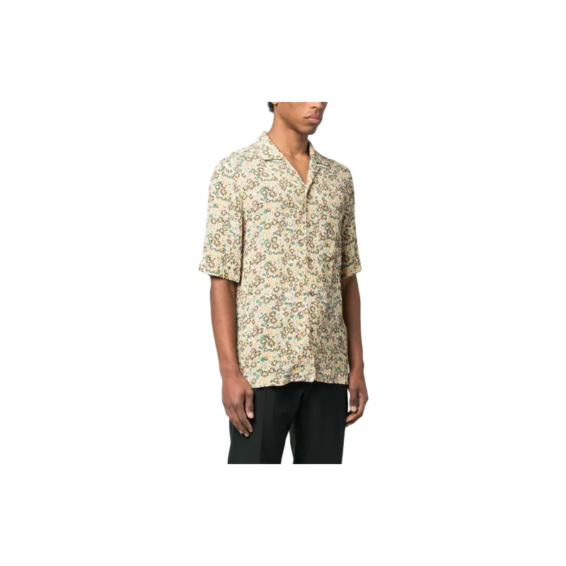 NANUSHKA Bodil Floral Print Pleated Shirt-2