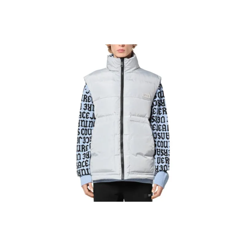 VERSACE JEANS COUTURE SS24 Down Jacket Men's Blue-2