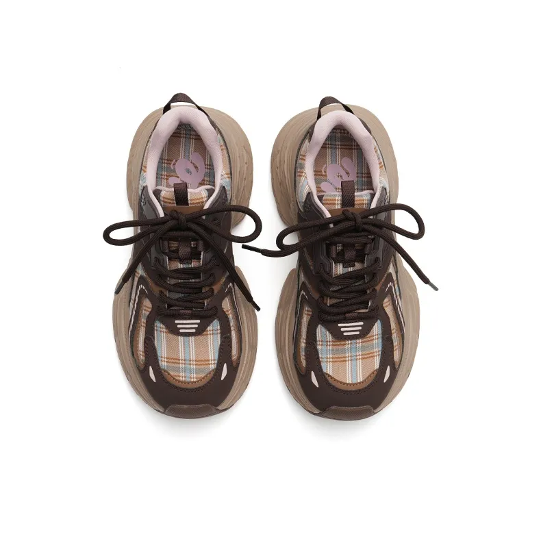 MASOOMAKE Height Increasing Low Top Chunky Sneakers Women's-13
