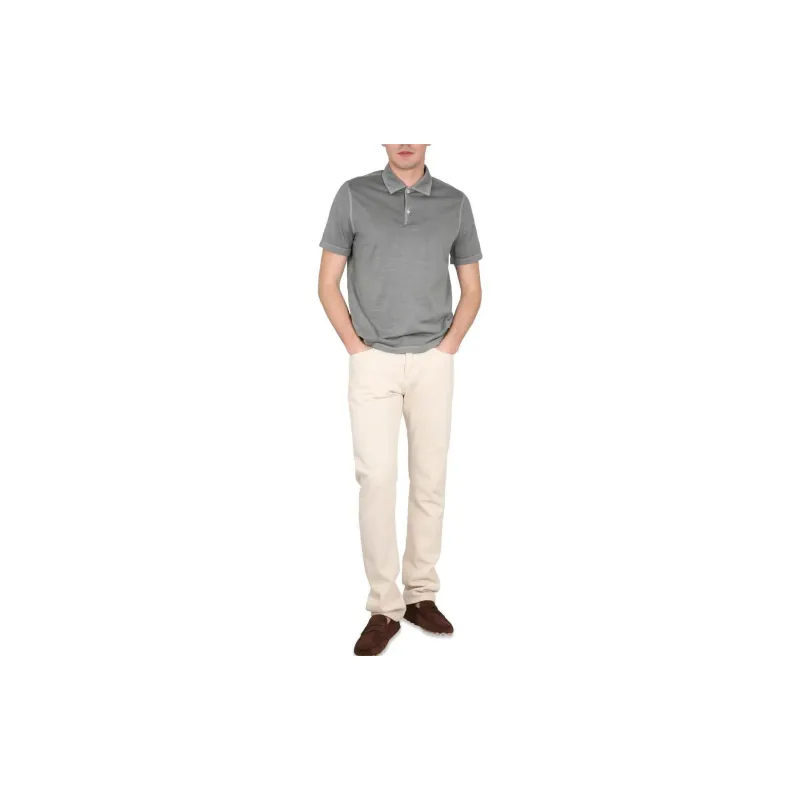 ASPESI Reglar Fit Short Sleeved Polo Shirt-2