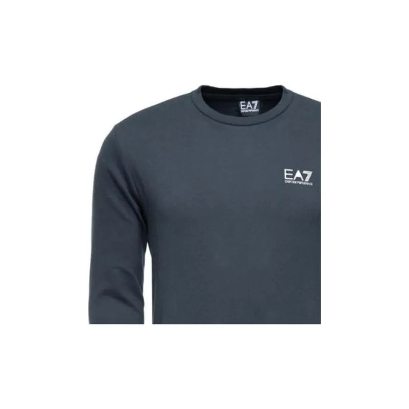 EMPORIO ARMANI EA7 Sweatshirts Men Blue Gray-5