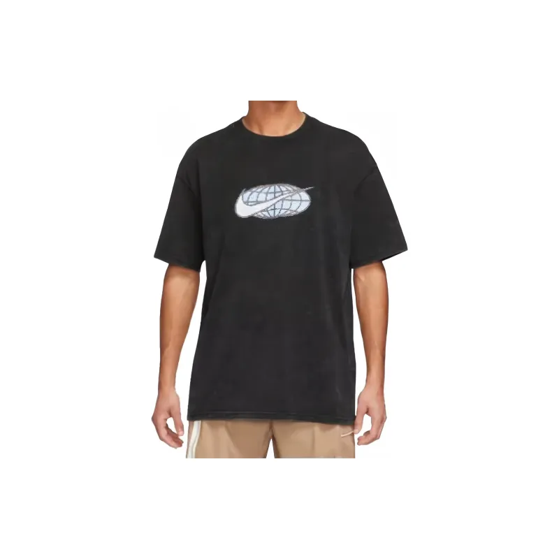 Nike T Shirts Men Black-2