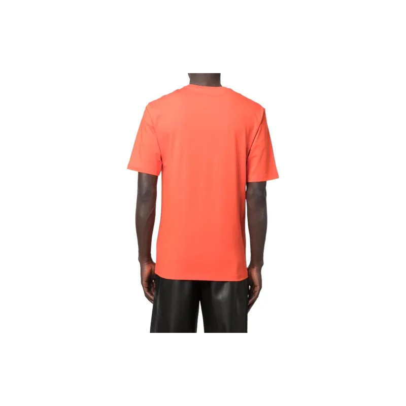 MOSCHINO T-Shirts Men Orange Red-2