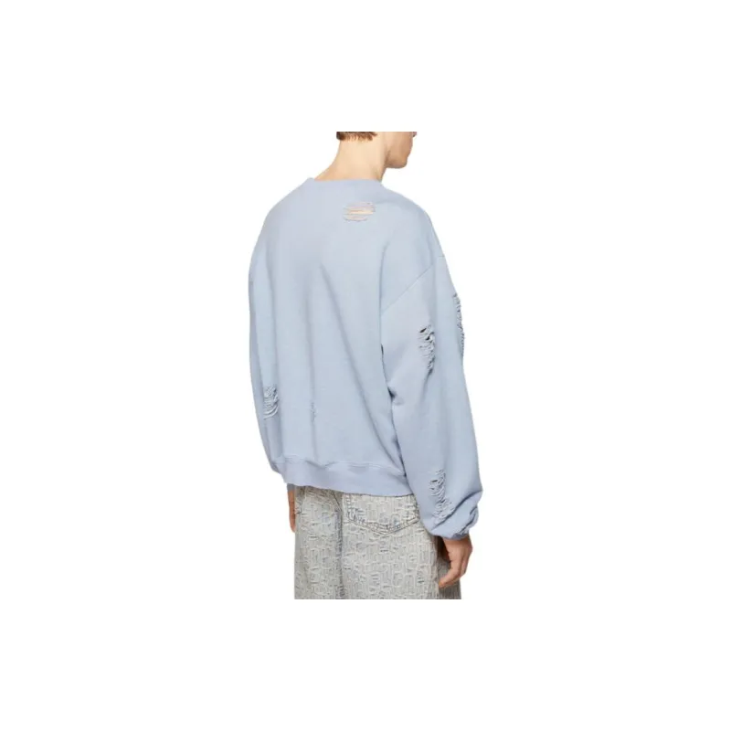 Acne Studios Distressed Logo Printed Sweatshirt-2
