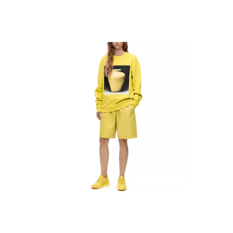 LOEWE Sweatshirts Unisex Yellow-4