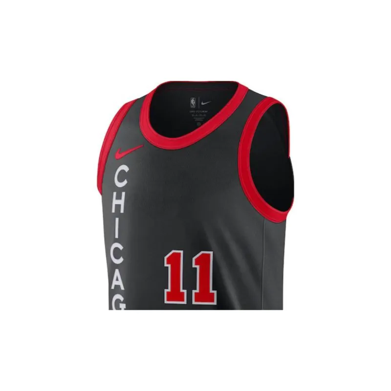 Nike x NBA Basketball Jerseys Men's Black-3