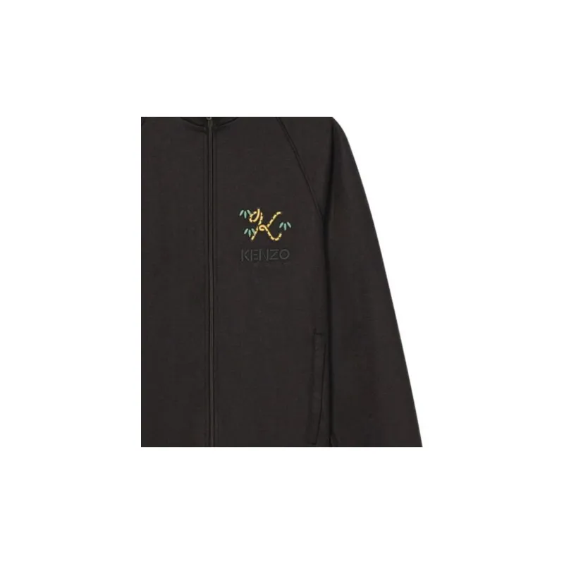 KENZO Logo Zipped Jacket-5