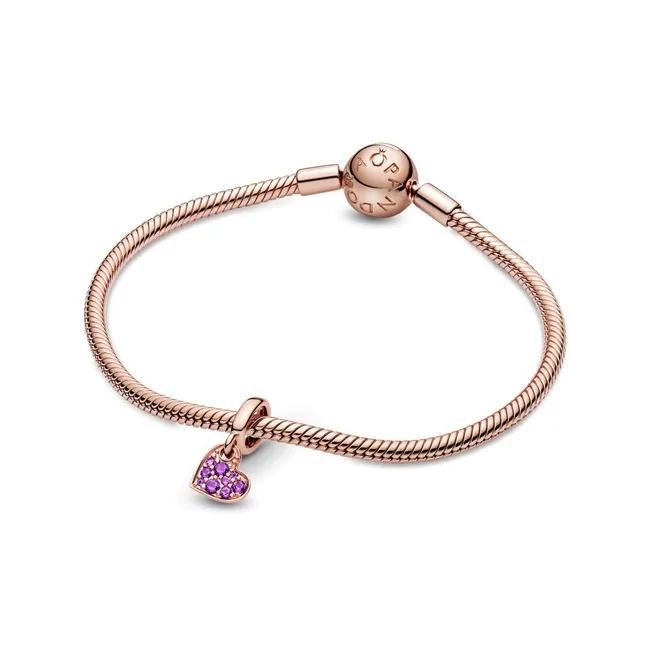 Pandora Charms / Pendants Women's Rose/Noble Purple-4