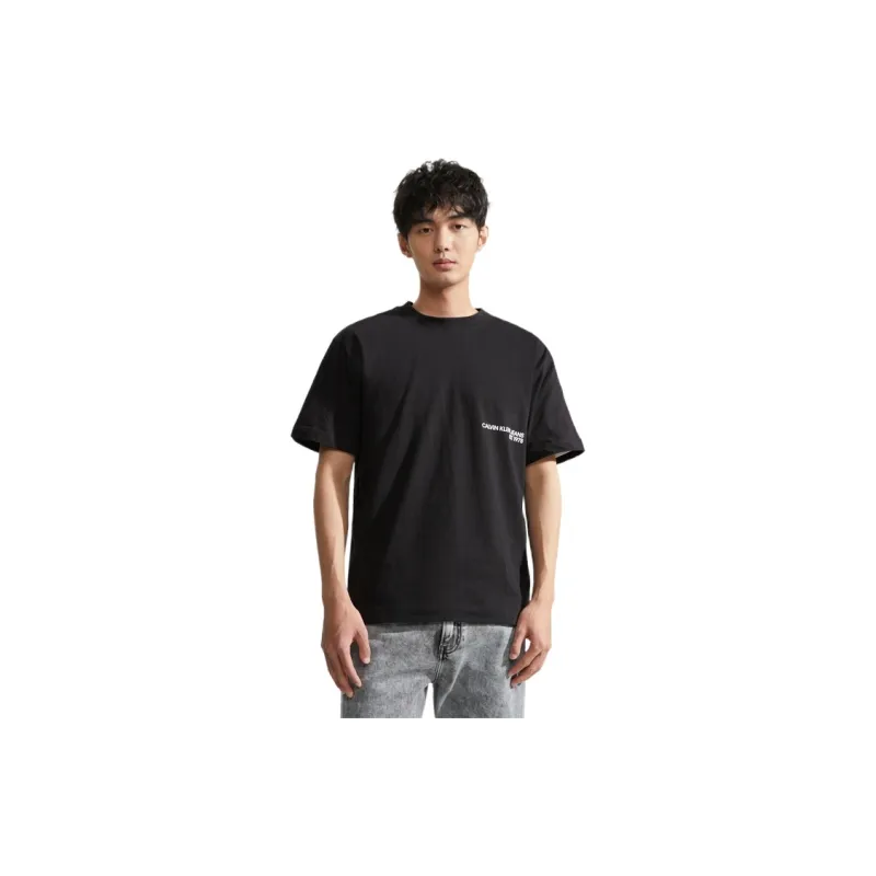 Calvin Klein Logo print Cotton T shirt-6