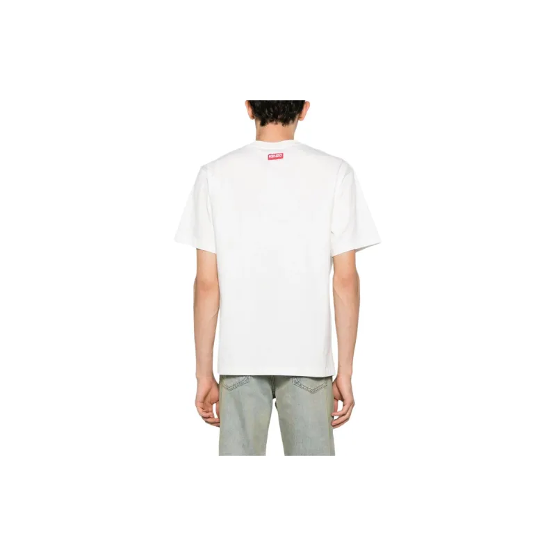 KENZO Elephant Printed Crewneck T Shirt-9