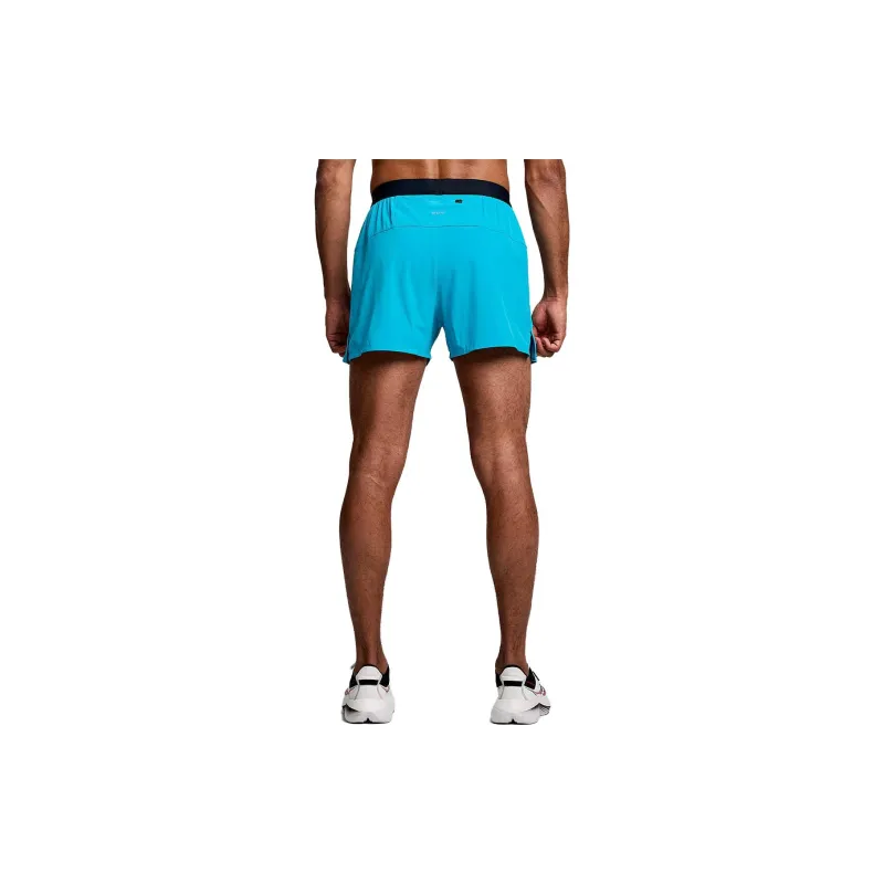 Saucony Outpace Casual Shorts Men Blue-2