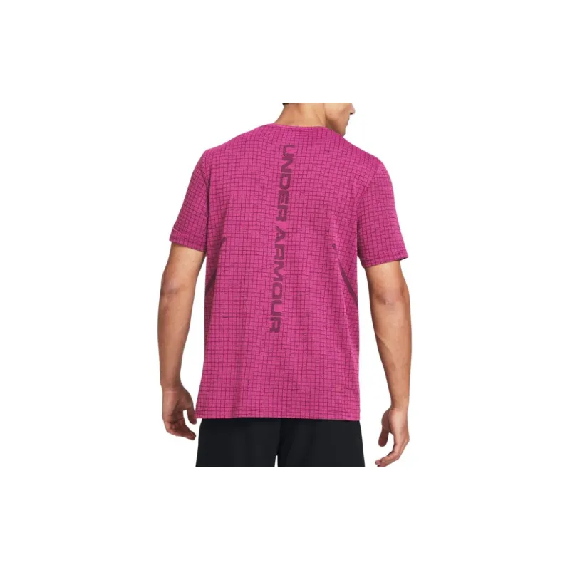 Under Armour Seamless T Shirt Men's Astronomy Pink-3