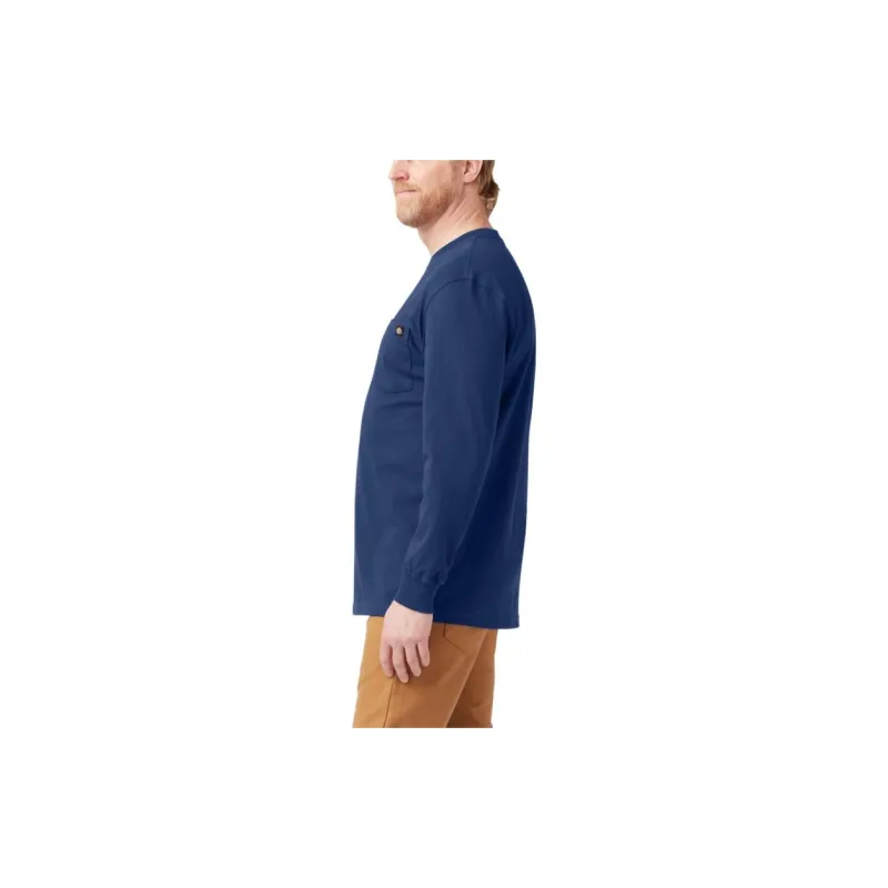 Dickies Heavyweight Long Sleeve Pocket T-Shirt T-Shirt Men's Blue-4