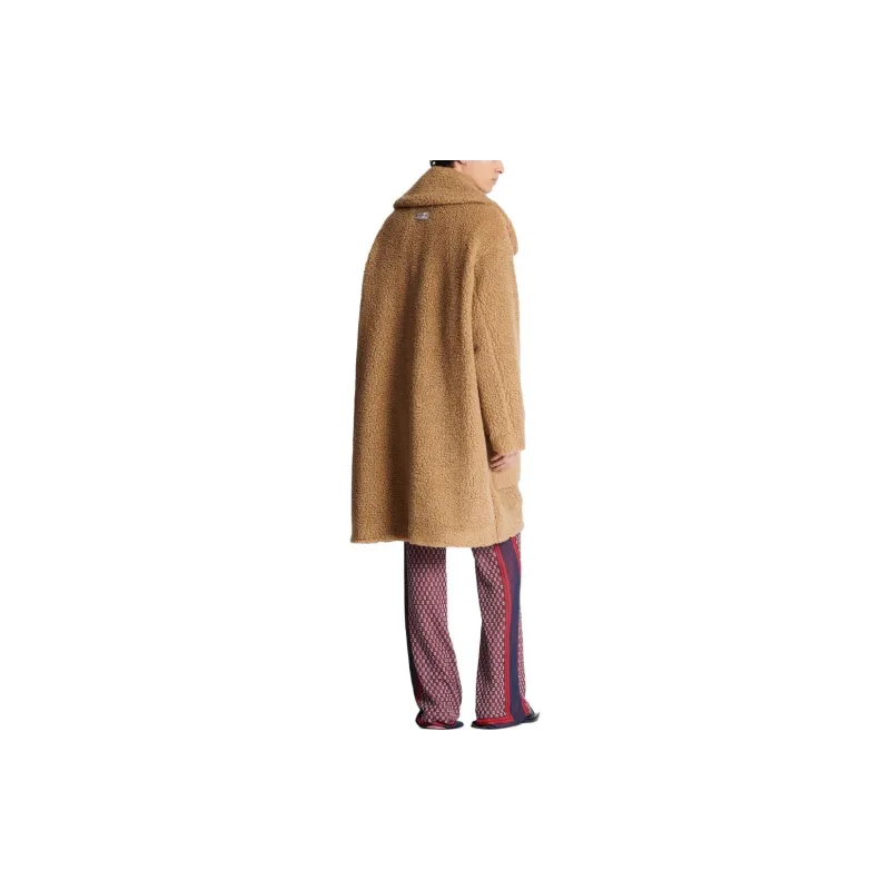 BALMAIN Long Double-Breasted Buttoned Coat-5