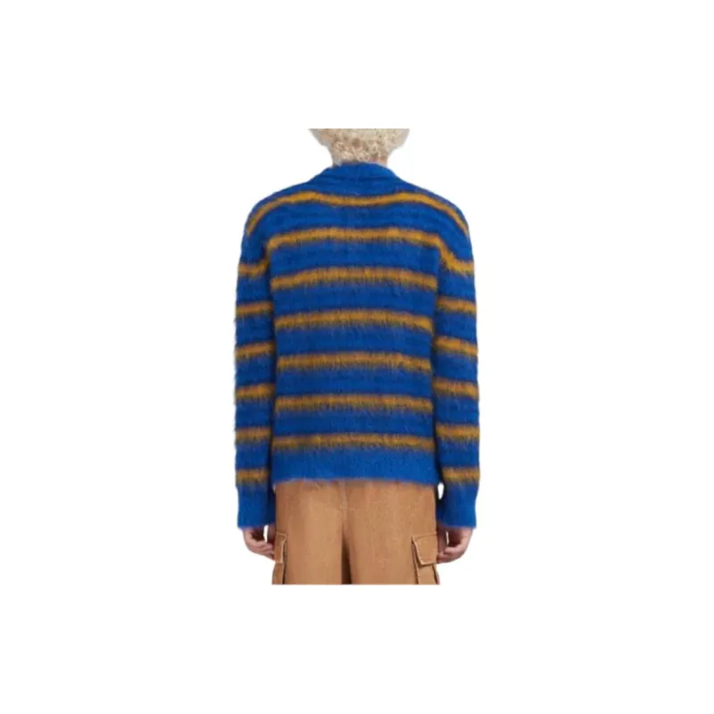 MARNI Fuzzy Striped Sweater-3