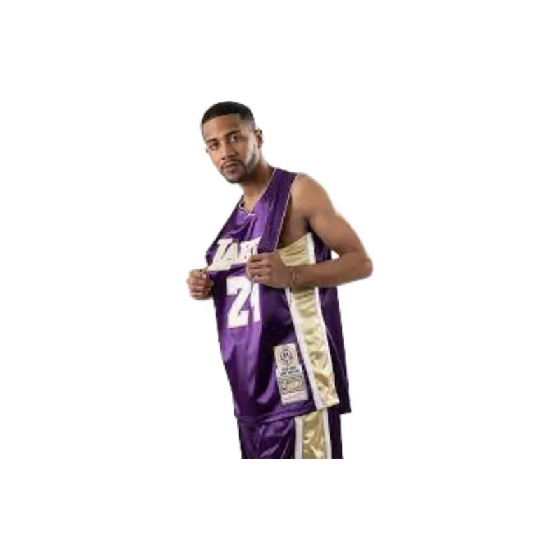 Mitchell & Ness Basketball Jerseys Men's Purple-5