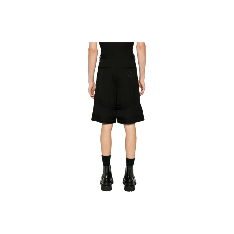 OFF-WHITE Button Detailed Shorts-2