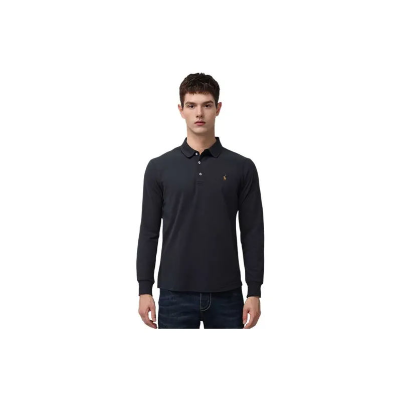 Polo Ralph Lauren Polo Shirts Men Black-2