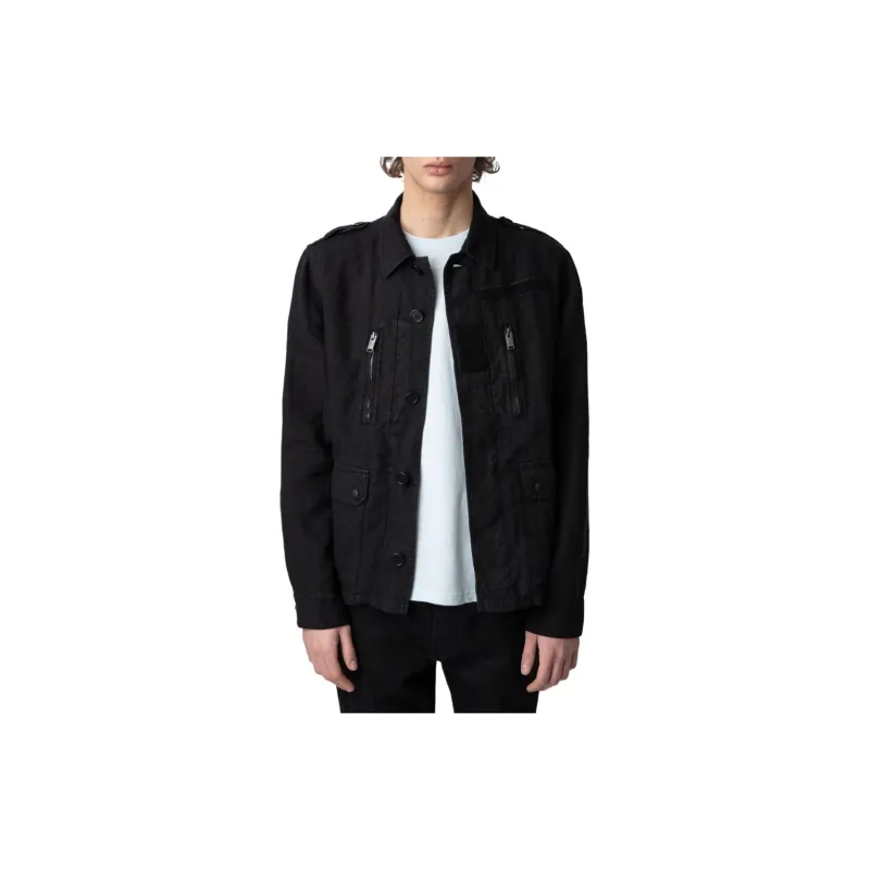 Zadig&Voltaire Kido Linen Jacket-3