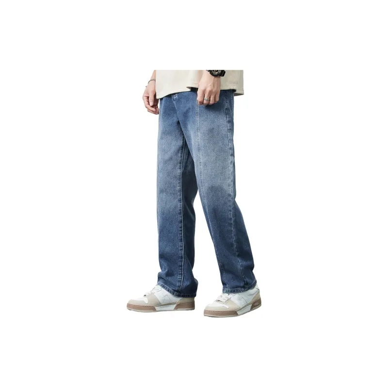 Tonlion Jeans Men Denim Blue-1