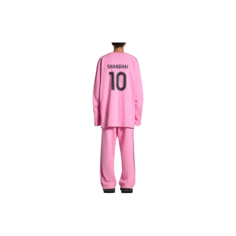 Balenciaga SS24 T Shirt Loose Fit Style Unisex Pink-3