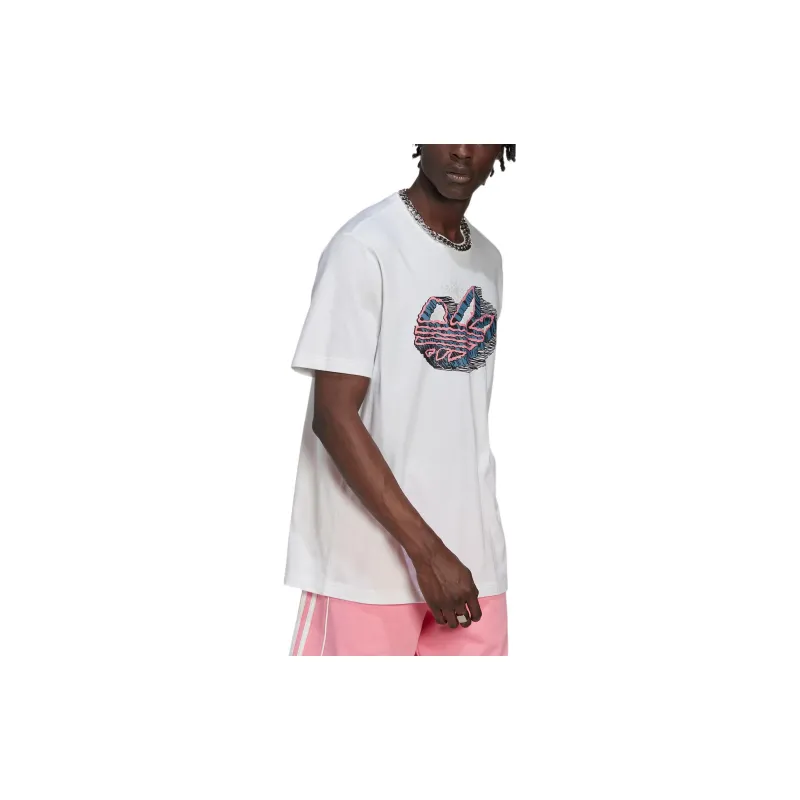 Adidas Originals Rekive SpeedTrefoil Graphic T-Shirt Men's White-3