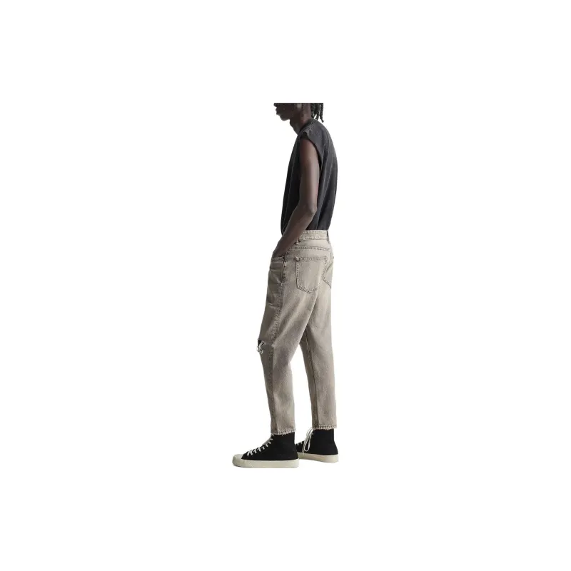 ZARA Jeans Men Gray/Beige-3