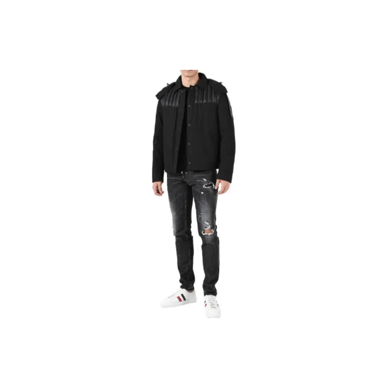 Moncler Jackets Coats Men's Black-3