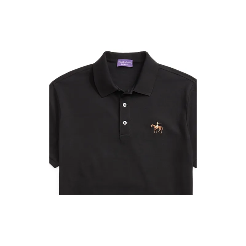 Ralph Lauren Purple Label Logo embroidered Polo Shirt-5