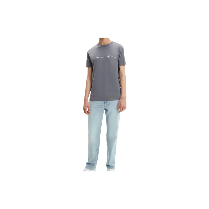 Calvin Klein T Shirts Men Gray-2