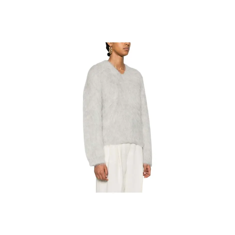 TOTEME Brushed V neck Jumper-1