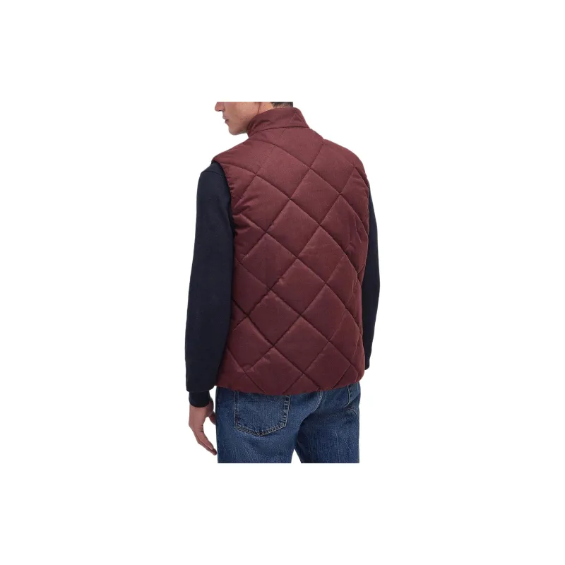 BARBOUR Lindale Gilet Vest Men's Burgundy-3