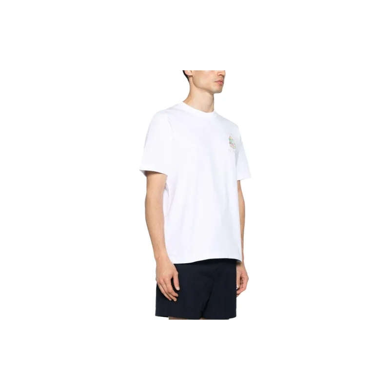 CASABLANCA Objets En Vrac Organic Cotton T shirt-3