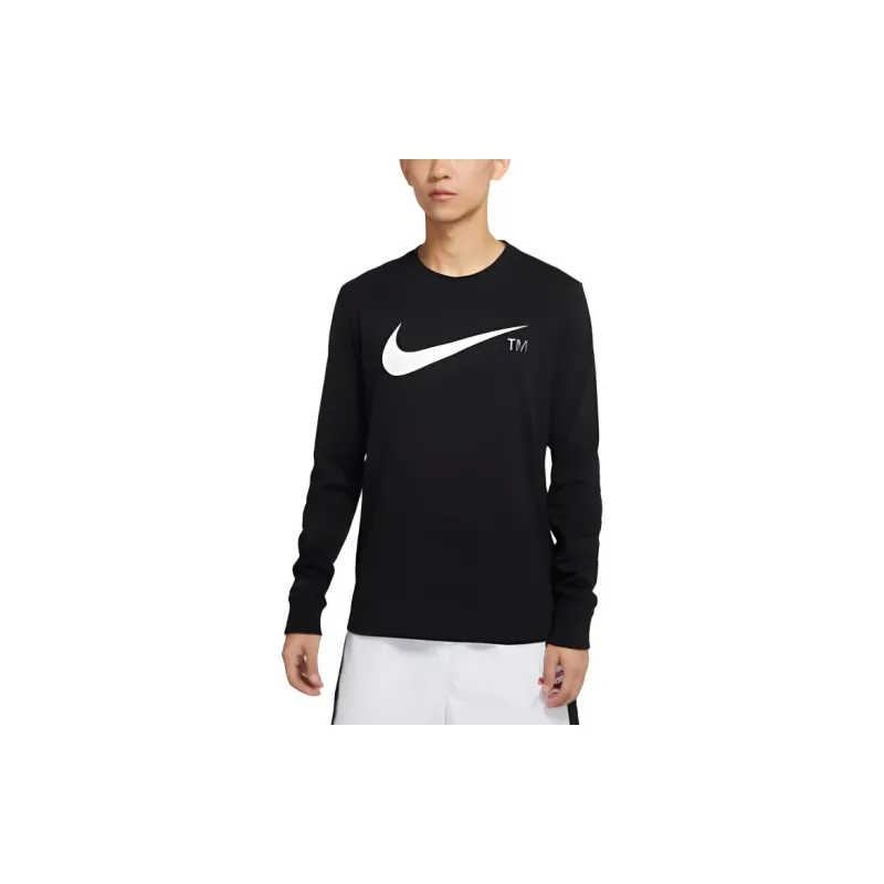 Nike T Shirts Men Black-2