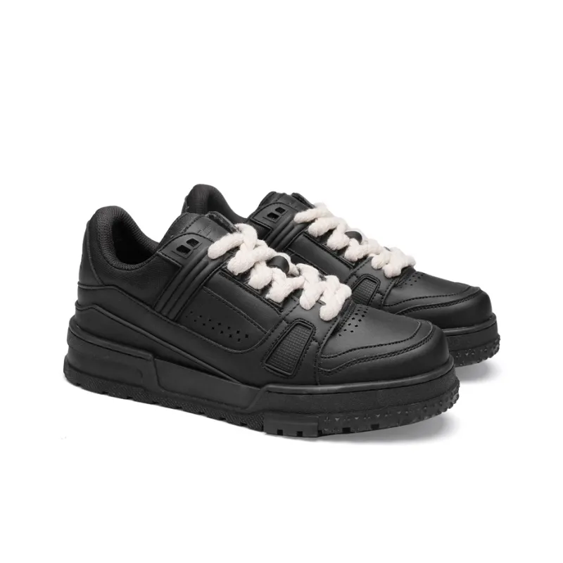 Flange Bullo Low Top Skateboard Shoes Unisex Black-2