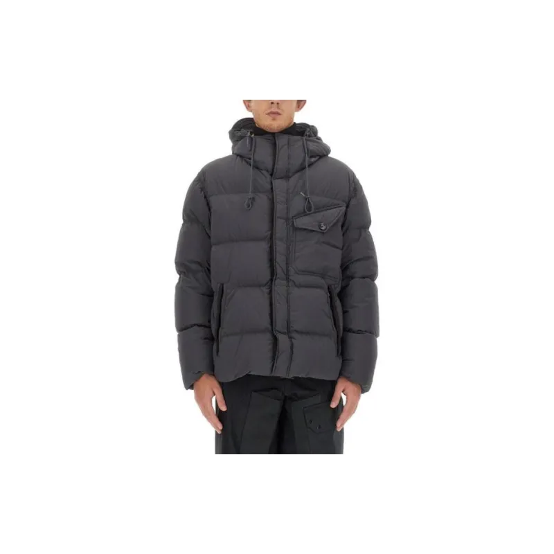 TEN C Survival Hooded Drawstring Down Jacket-2