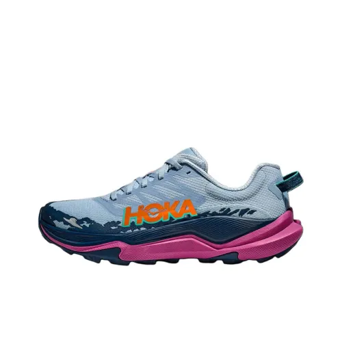 HOKA ONE ONE Wear Resistant Low Top Running Shoes Women's Blue