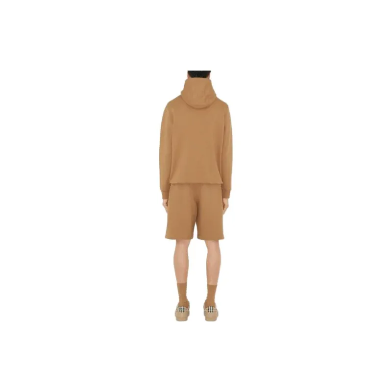 Burberry Embroidered Monogram Ekd Cotton Hoodie-1