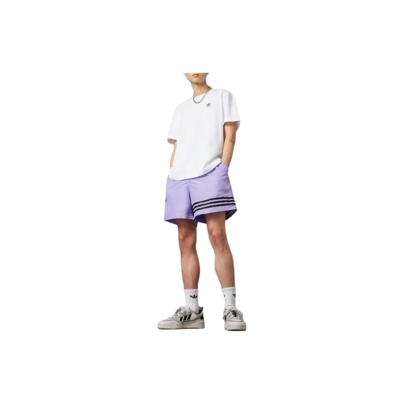 Adidas Originals ADICOLOR NEUCLASSICS Casual Shorts Men Lilac-1