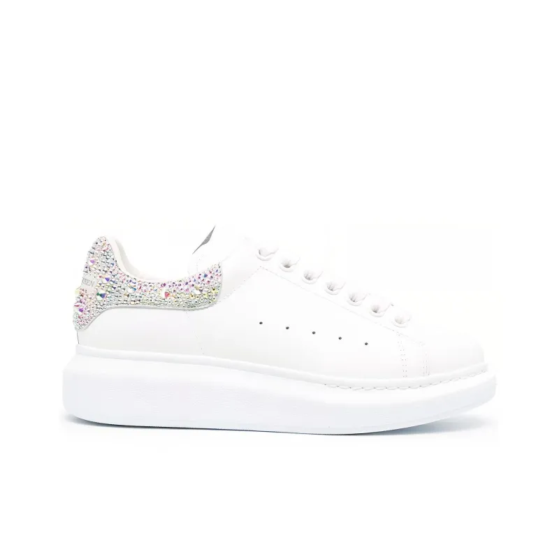 Alexander McQueen Oversized White Crystal Women's-1