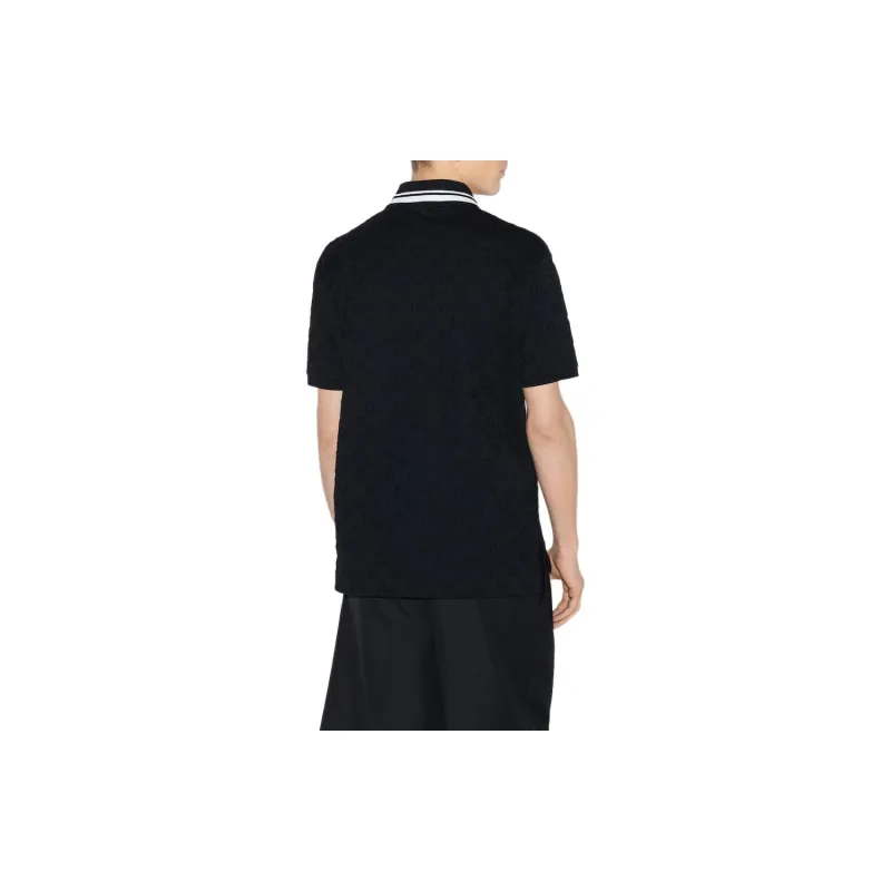 GUCCI Allover Gg Short-Sleeved Polo Shirt-3