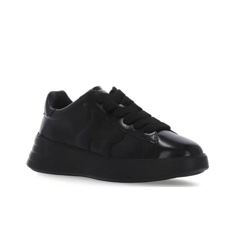 HOGAN Logo-embossed 45mm Lace-up Leather Sneakers-1