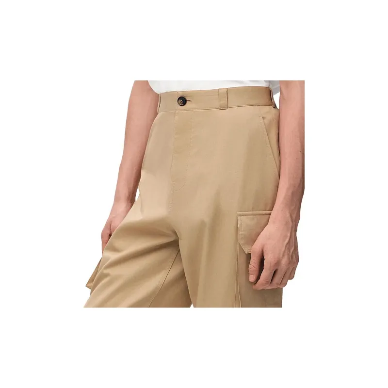 LOEWE Straight Leg Cargo Trousers-4