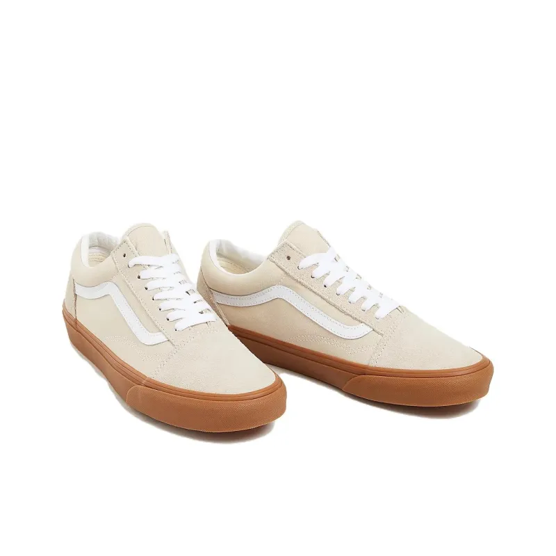 Vans Old Skool Anti Slip Wear Resistant Low Top Skateboard Shoes Unisex Yellow Brown-2