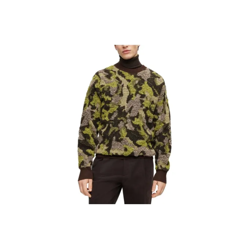HUGO BOSS FW23 Sweater Unisex Umber-3